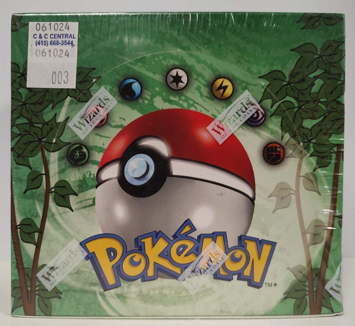 POKEMON WOTC UNLIMITED JUNGLE BOOSTER BOX 36 PACKS ENGLISH POKEMON WOTC UNLIMITED JUNGLE BOOSTER BOX 36 PACKS ENGLISH