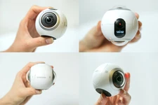Samsung Gear 360 Spherical VR Camera SM-C200NZWAXAR (NO BATTERY) - White