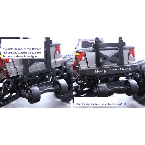 For 1/10 Traxxas MAXX RC Crawler Car Protective Body Shell Roll Cage Frame Parts - Picture 12 of 12