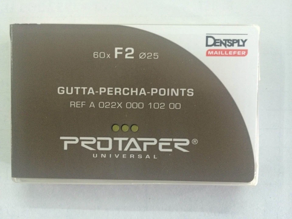 Dentsply Protaper Univeral Obturation Gutta Percha Points F2 60 Points Per Pack - Image 3 of 3