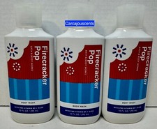 Bath  Body Works Firecracker Pop Shower Gel Body Wash set of 3