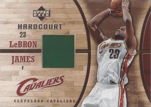 🔥LEBRON JAMES 2006-07 UPPER DECK HARDCOURT BASKETBALL GAME USED