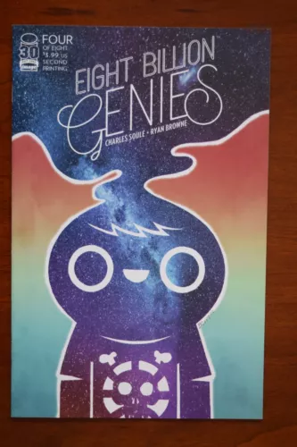 Eight Billion Genies #4 2nd Print (2022) Image Comics 2nd Print