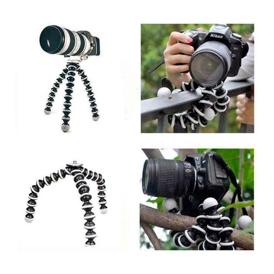 Soporte de trípode flexible pulpo Gorillapod para teléfono digital DV con cámara Canon Nikon - Imagen 4 de 4