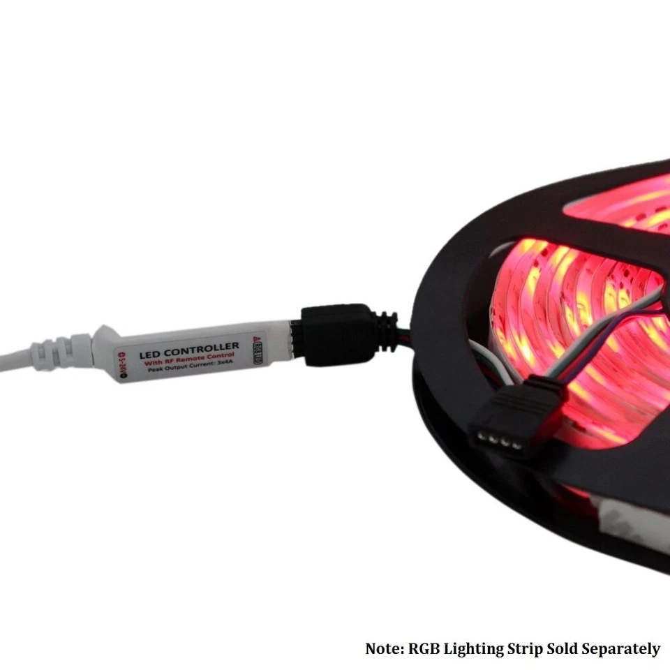 RGB LED 灯滚条遥控无线控制器接收器 12VDC 4 针 — 第 4/4 张图片