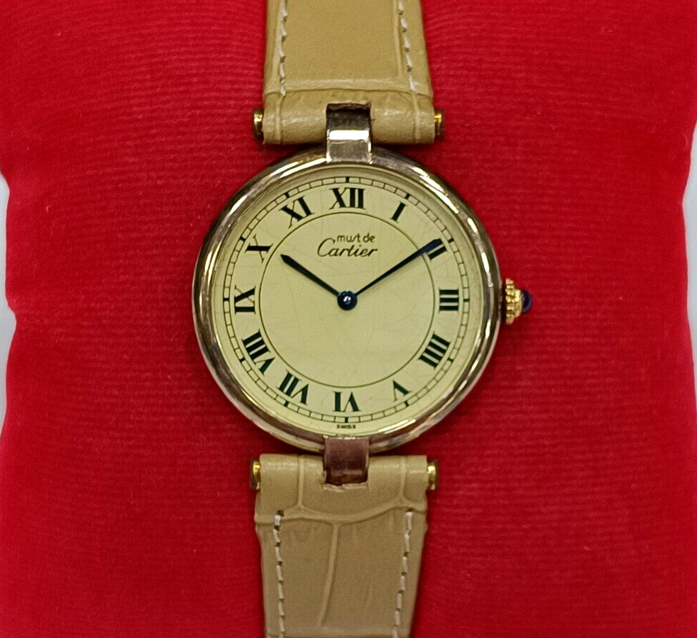 Cartier Vermeil 590003, 925 Silver 20 Micron Gold Plated Cartier Vermeil 590003, 925 Silver 20 Micron Gold Plated