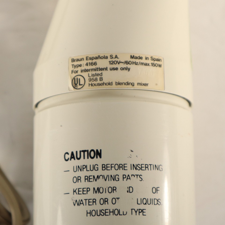 Braun 4166 MR72 MR78 Handheld Immersion Blender Motor Blade Assembly