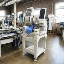 Single Head 12 Needle Commercial Auto Embroidery Machine w/LCD Screen 110V-220V