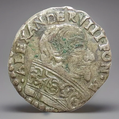 Rare Vatican et Etats Pontificaux Alexandre VIII Alexander VIII - 1,35g Argent - Photo 1/2