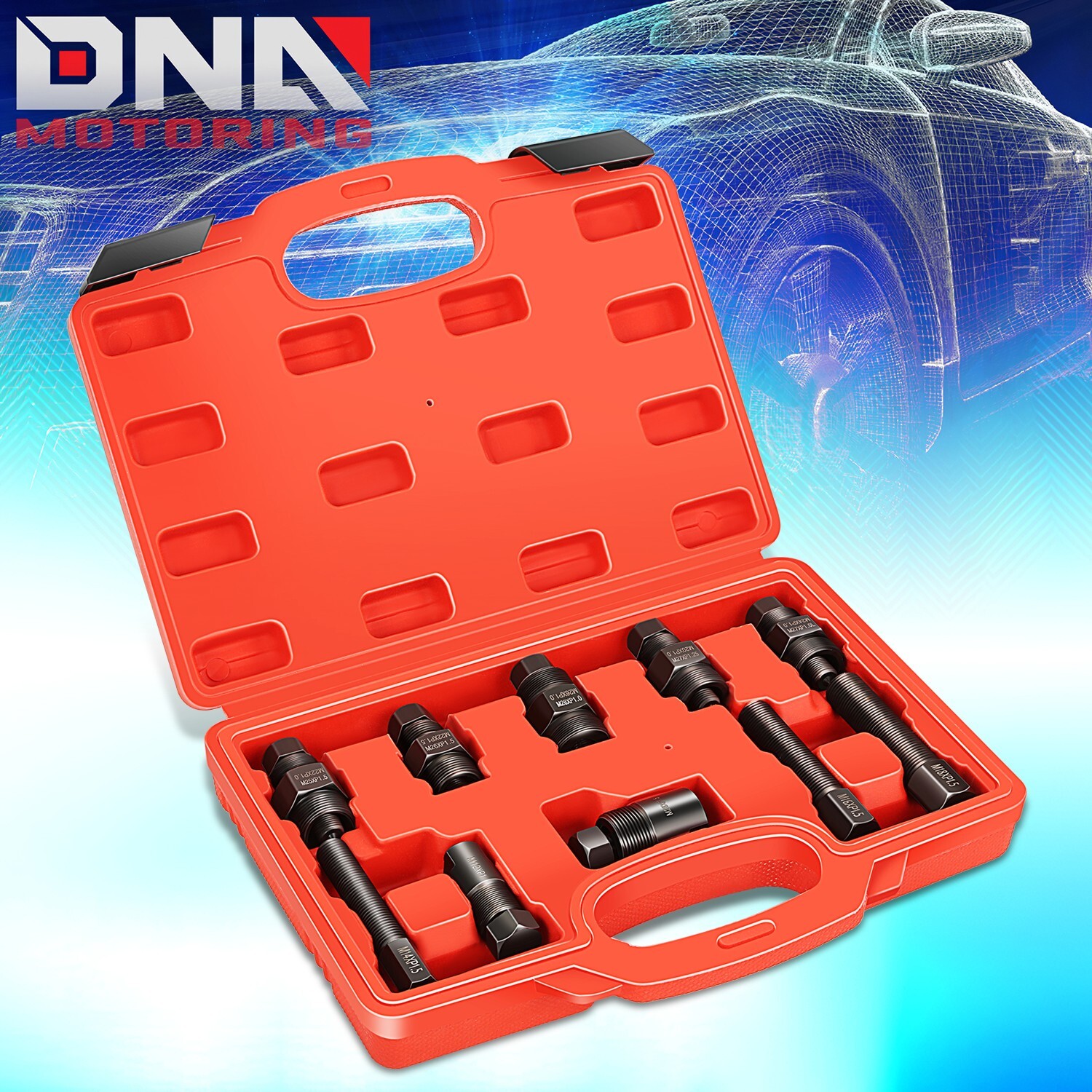 For Yamaha Honda Suzuki Kawasaki Ducati Motorcycle Flywheel Puller Set w/ Case