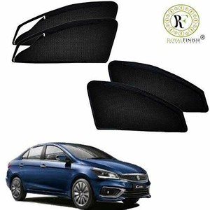 Suzuki Ciaz Car Window Sunshades Curtains Zipper Magnetic Set 4 