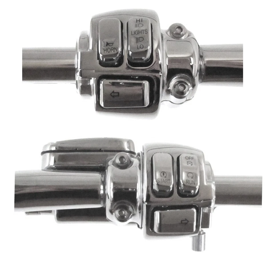 Harley-Davidson Road King 2007 1 1/4" cromo 14" Wild 1 manillar CKit sin crucero Foto 2 de 4