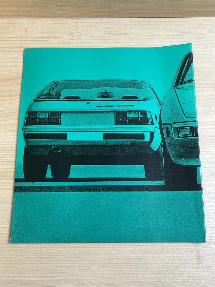 Folleto de venta de autos originales Porsche 924 1979 con ficha técnica Foto 3 de 4