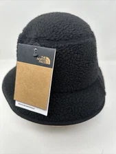 The North Face Black Fleece Cragmont Bucket Hat NWT Size S/M Unisex Winter Cap