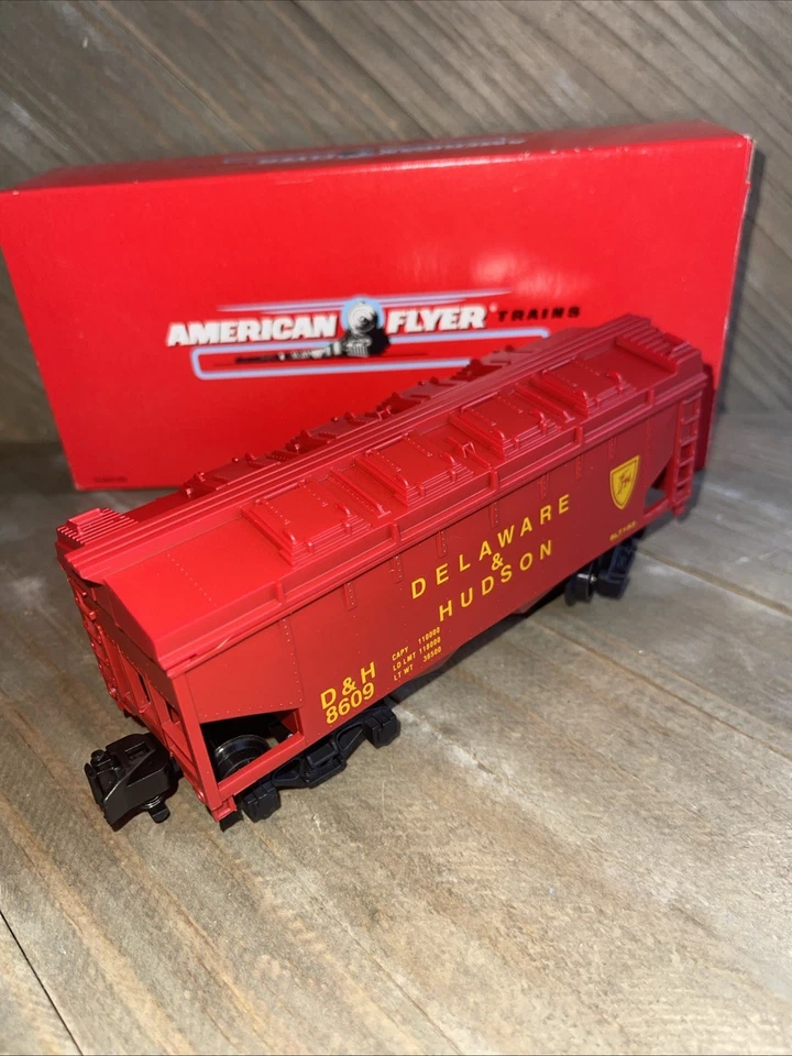 AMERICAN FLYER/Lionel S Scale #6-48609 Delaware&Hudson Covered Hopper ~NIB~ - Image 3 of 4