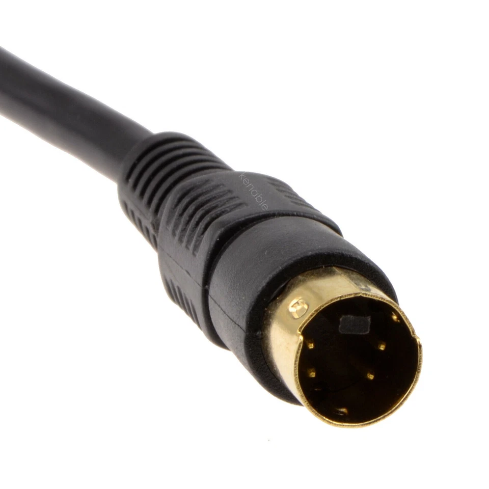 SVHS S-VIDEO Stecker zu Buchse Verlängerungskabel Gold - 3M - Bild 3 von 4