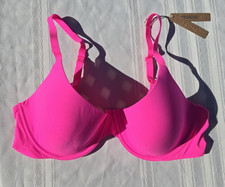 Skims Fits Everybody Neon Pink Scoop Plunge Bra Size 40D NEW WITH TAG BRUWR-1997
