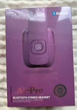 AI PRO 200 PLUS BLUETOOTH STEREO HEADSET HEADPHONES NEW SEALED
