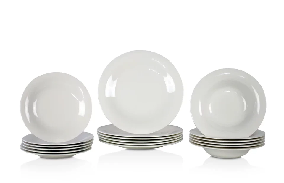 Villeroy & Boch nueva casa de campo 18 piezas Juego de vajilla, servicio para 6 - blanco Foto 2 de 4