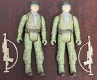 Lot of 2 Rebel Commando Star Wars Vintage Kenner Action Figures COMPLETE