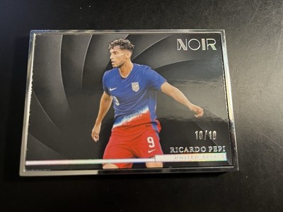 2024-25 Panini Noir Silver Frame #164 Ricardo Pepi /10 United States USA