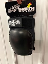 Smith black scabs knee pads Small roller skate blades skateboarding