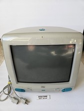 Vintage Apple iMac G3 M4984 Bondi Teal Sound Tested/Video 