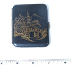 VTG Japanese Komai Style Gold Damascene Cigarette Case Small: 2 1/2