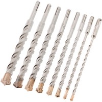 Betonbohrer SDS-PLUS Ø 12 X 210 MM Steinbohrer Hammerbohrer Quadro Schlag Bohrer