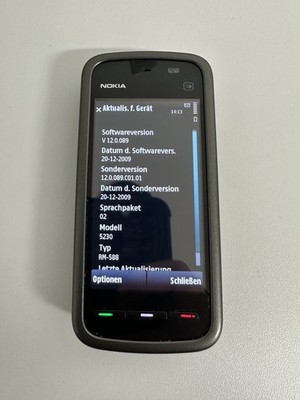 Nokia 5230 Smartphone   Top Display-Zustand   Klassiker   Schwarz/Silber
