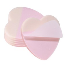 ONLYKXY Glitter Heart Shape Transparent Sticky 7.2x7.2cm/2.83x2.83inch, Pink