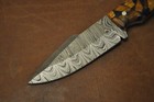 Custom Handmade Damascus knife With Awesome Resin Handle With Sheath 122 — photo 3