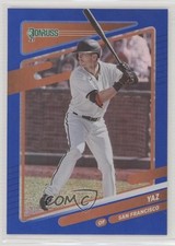 2021 Panini Donruss Variation Holo Blue Mike Yastrzemski (Yaz) #67 0r8o