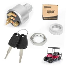 Ignition Switch for EZGO Golf Carts 1981-Up - 4-Terminal Key Starter Switch