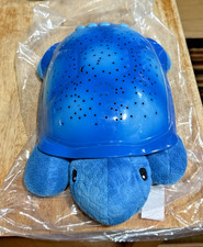 Cloud B Twilight Blue Turtle Constellation Baby Nightlight Projector Works EUC