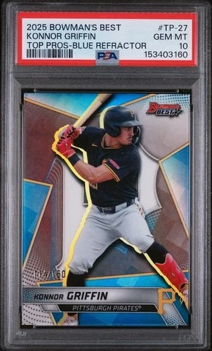 2025 Bowman's Best Konnor Griffin Blue /150 PSA 10