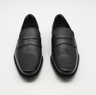 Tod's Leder Penny Halbschuhe Herren Schuhe Schwarz UK 10 US 11 EUR 44