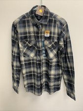 Carhartt Rugged Flex Flannel Shirt Mens Small Plaid Long Sleeve New With Tags