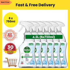 Dettol Antibacterial Disinfectant Surface Cleaner, Original Fragrance, Pack of 6