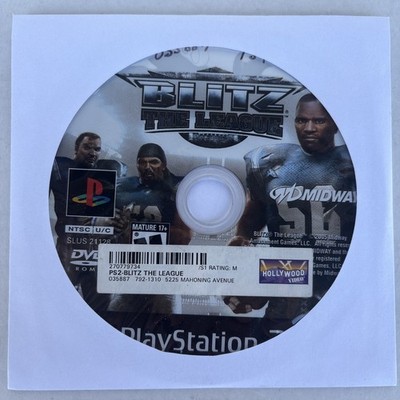 Blitz The League PlayStation 2 PS2 DISC ONLY NO TRACKING *Tested*