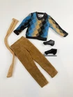 Vintage Barbie Ken #791 Fun On Ice Sweater Pants Scarf