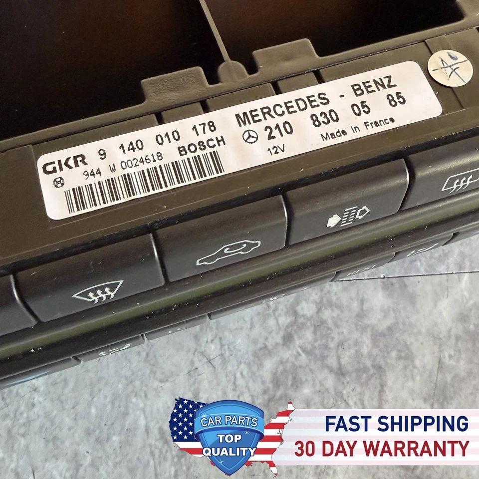 Оригинальный климат-контроль для кондиционера 96–99 Mercedes W140 S500 S320 2108300585 - Изображение 2 из 4