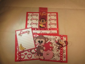 BANANAS FOR YOU!  3D PAPER PIECING  SCRAPBOOK PAGE MAT SET