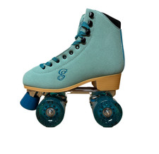 Carlin Candi Girl Quad Skates: Green/Blue