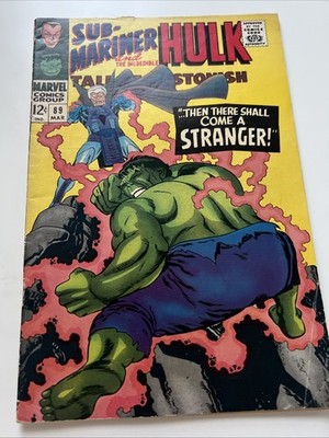 Tales To Astonish-Sub-Mariner and The Hulk #89 (Mar 1967, Marvel)-free shipping