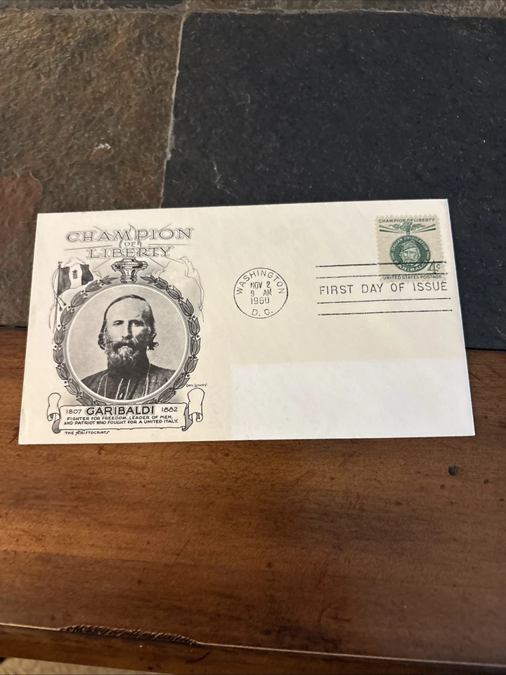 19 Champion Of Liberty Stamps. First Day Of Issue. Gandhi, Garibaldi….. - Image 4 of 4