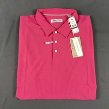 Tommy Bahama Golf Shirt Polo Coast Ace Oasis 2XLB Carmine Pink NWT MSRP 128