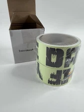 Innconee Glow in The Dark Halloween Decorations Caution Tape 2 in x 16.4 ft (2)