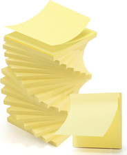 18 Pads Pop-Up Sticky Notes 3X3 Inch, Self-Stick Note Pads Easy to Stick and Rem