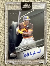 2026 Topps Chrome Black DAVE WINFIELD Encased HOF Auto #CBA-DW Padres